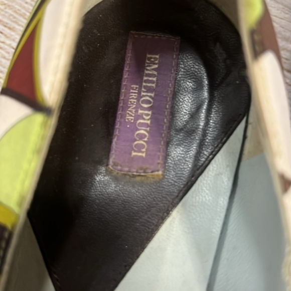 Emilio Pucci Geometric Colorful Patterned Women's flats - Picture 8 of 11